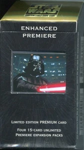 Star Wars CCG Enhanced Premiere Sealed Deck Darth Vader With Lightsaber - Picture 1 of 1