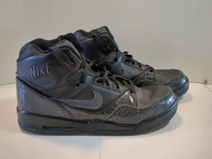 Nike Air Assault Sneaker High Top Nero 2008 Uomo 12 Basket Tempo Libero - Foto 1 di 21