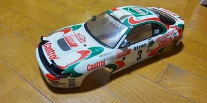 TOYOTA CELICA GT-FOUR ST185 RC Car Body Shell Only 1:10 All Painted TAMIYA - Picture 1 of 5