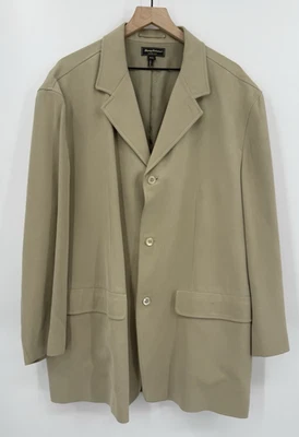 Tommy Bahama Blazer Hombre XXL Beige 100% Seda Chaqueta Abrigo Deportivo Isla Suave Foto 1 de 4