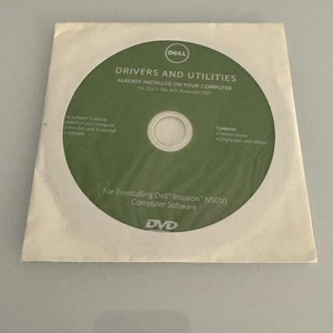 Dell Inspiron N5010 Drivers/Utilities Software CD -P/N #3GVTJ/0J0C15 -Reinstall - Picture 1 of 4