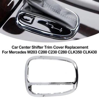 2032671988 Für Mercedes-Benz C320 W203 CLK320 Schaltknauf Rahmen Chrom Rahmen - Изображение 1 из 4