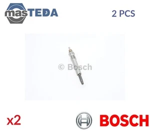 0 250 201 054 ENGINE GLOW PLUGS BOSCH 2PCS NEW OE REPLACEMENT - Picture 1 of 9