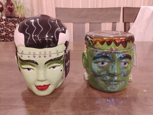 Martha Stewart: Frankenstein and Bride - Juego de 2 velas perfumadas de mezcla de soja - Imagen 1 de 6