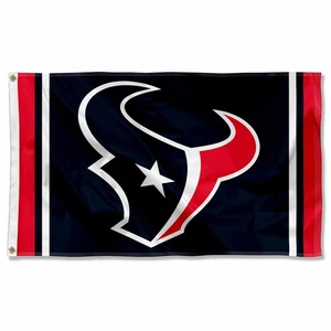 Houston Texans Jersey Stripes New Logo 3x5 Banner Flag - Picture 1 of 6