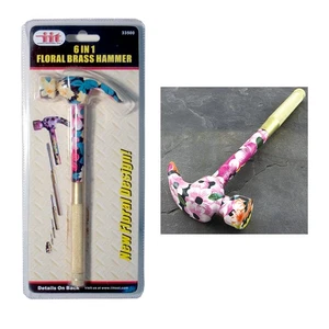 6 in 1 Hammer Schraubendreher Philips Flach Werkzeug Set Blume Damen Track Puller - Bild 1 von 1