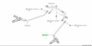Conjunto de suspensión trasera, miembro de suspensión L para: Nissan Skyline R33 GTR BCNR33 95-98 - Imagen 1 de 1