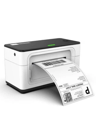 MUNBYN 4'' x 6'' Direct Thermal High Speed Label Printer - White   - Image 1 of 4