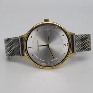 SKAGEN Denmark SKW2340 All St. Steel Quartz Analog Women's Watch For Parts - Picture 1 of 9