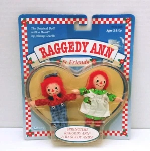 1997 Kenner Hasbro Raggedy Ann & Friends Springtime With Ragged Ann And Andy New - Picture 1 of 5