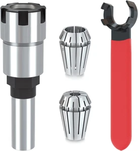 1/2 Inch Shank Router Bit Collet Extension Chuck Converter Adapter, Convert 1/2- - Picture 1 of 12