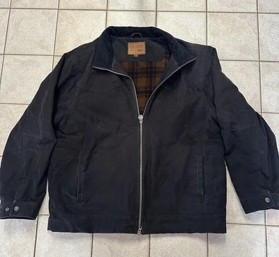 Vintage Outback Trading Company Black Trailblazer Jacket Size Xl - Image 1 of 4