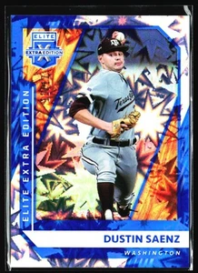 2021 Panini Elite Extra Edition Dustin Saenz Auto Washington Nationals #112 - Picture 1 of 2