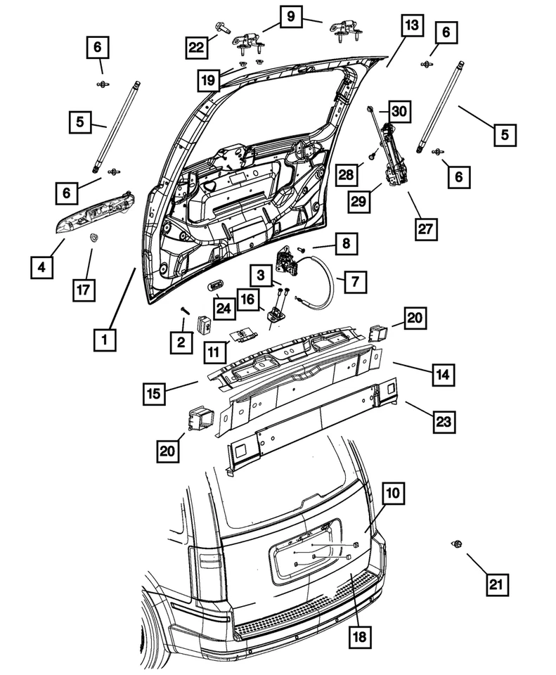 Chrysler T&C Dodge Grand Caravan Ram 2014-2020 C/V motor de puerta elevadora eléctrica y engranaje Foto 1 de 4