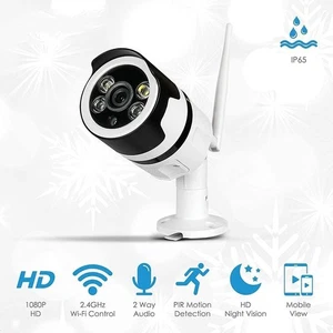 WIFI Exterior Inalámbrica IP HD Cámara CCTV Inteligente Hogar Seguridad IR Visión Nocturna - Imagen 1 de 9