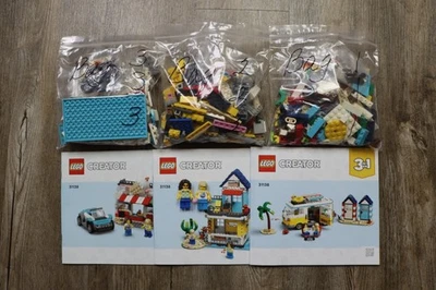 LEGO® 31138 Creator 3 In 1 Beach Camper Van 100% Complete W/Instructions READ! - Image 1 of 4