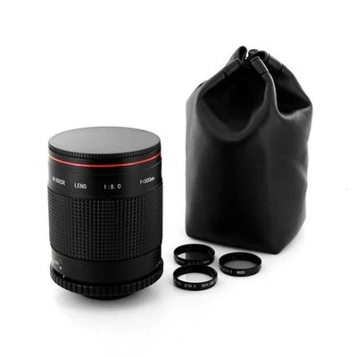 500mm-1000mm f/8 Tele Mirror Lens for Canon EOS T4I 650D T5i 700D 450D Rebel SL1 - Image 1 of 4