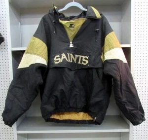 STARTER NEW ORLEANS SAINTS HOME TEAM HALF-ZIP KAPUZENJACKE HERREN L (EZS002662) - Bild 1 von 12