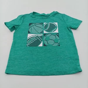 Jumping Beans Shirt Boys 5T Green Multi Sports Tee - Picture 1 of 7