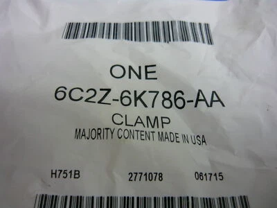 FORD OEM 03-10 E-350 Club Wagon Cooling Intercooler-Inlet Tube Clamp 6C2Z6K786AA - Image 1 of 4