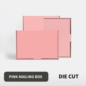 Pink Mailing Box Cardboard Shipping Packing Mailer Parcel Small Medium Large - Picture 1 of 20