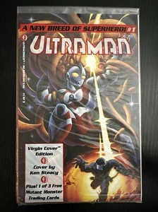 Ultraman #1 Sealed Polybag Virgin Cover W/Card (1993) 🔑1st App Ultraman - Imagen 1 de 6