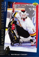 1994-95 Upper Deck Predictor Hobby Exchange Gold #34 Kirk McLean