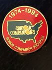 Collectible Vintage Senior Companions 1974-1994 Metal Pinback Lapel Pin Hat Pin