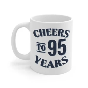 Taza 95º Cumpleaños Regalos para 95 Años Hombres Mujeres Él Ella, Saludos a 95 Años - Imagen 1 de 2
