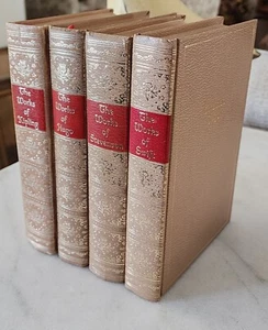 Vintage Buchset, Hugo, Kipling, Stevenson, Swift 30er-40er Jahre, Landhaus Deko! - Bild 1 von 10