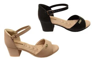 Brand New Comfortflex Teki Womens Comfortable Brazilian Heels Dress Sandals - Picture 1 of 12