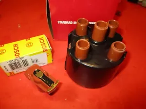 V/W JETTA-CABRIO-PASSAT-GOLF 1.8L-2.0L 1988-2002-DISTRIBUTOR CAP&BOSCH ROTOR - Picture 1 of 4