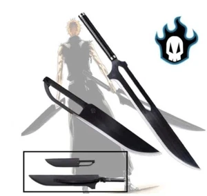 Anime Bleach Swords The Latest Ichigo's Sword Twin Set Zangetsu Banki Blade HCS - Picture 1 of 7