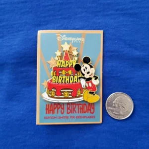 Disney Pin Mickey Mouse Happy Birthday LE 700 Disneyland Paris DLP Pin - Bild 1 von 2