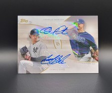 2020 Topps Dynamic Duals #5-A Gerrit Cole / Charlie Morton AUTO New York Yankees