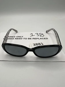 Kate Spade AKIRA/P/S W08P RA  *Frames Only* Black White Round 54-17-130 - Picture 1 of 6