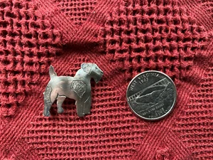 Broche prendedor Terrier vintage de plata esterlina para perro p1050 - Imagen 1 de 2