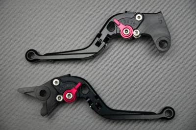 Leviers frein embrayage ajustable / repliable noir CNC Honda SA CBF 600 2008-16 - Photo 1/4