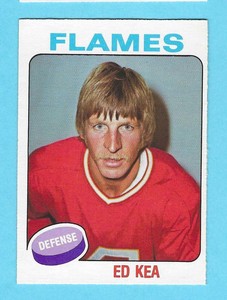 1975-76 OPC 383 Ed Kea Atlanta Flames! ROOKIE! MINT! *SET BREAK*