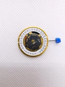 Original cal. F.06111 Quartz Gold farbe Austauschwerk 11 1/2 Date 3 uhrwerk - Bild 1 von 2