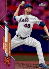 2020 Topps Chrome Pink #81 Jacob deGrom - New York Mets
