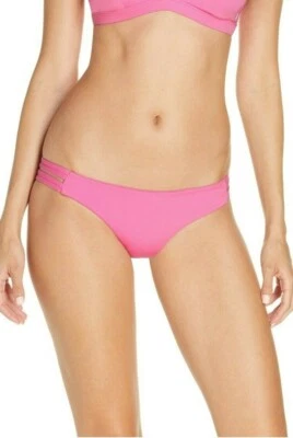 Traje de baño grande Hurley parte inferior de bikini Max Mod Surf rosa natación reversible NUEVO Foto 1 de 4