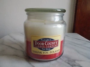 Door County Candle Co. "THANK YOU POLAND" Vanilla Candle /Limited Edition/New - Picture 1 of 6