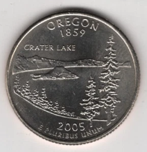 2005 D OREGON STATE QUARTER ROLL OF 40 U.S .25¢ COINS UNITED STATES AMERICA - Picture 1 of 3