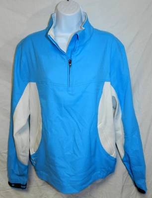 Kate Lord Golf/Windbreaker Jacket Size LARGE Blue & White (nn31) - Изображение 1 из 4