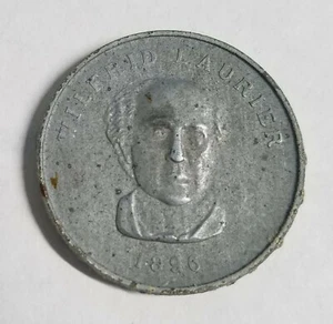 MONEDA DE RECUERDO DE WILFRID LAURIER OTTAWA CANADÁ HOUSE OF COMMONS 1896 - Imagen 1 de 2