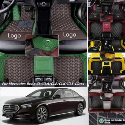 For Mercedes Benz CL/CLA/CLE/CLK/CLS-Class Carpets Luxury Auto Car Floor Mats Foto 1 de 4