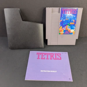 Tetris Nintendo Entertainment System, 1985 NES Game Cartridge, Case, Booklet - Picture 1 of 7