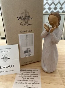 FIGURA 27440 de Willow Tree Lots Of Love de Susan Lordi DEMDACO ¡Nueva en Caja! - Imagen 1 de 5