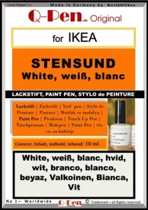 10mL Lackstift für IKEA STENSUND weiß - Picture 1 of 1